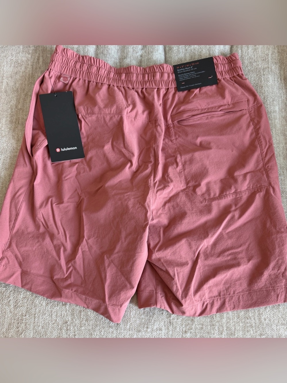 Lululemon Bowline Short 8" *Stretch Ripstop
Briar Rose - NWT